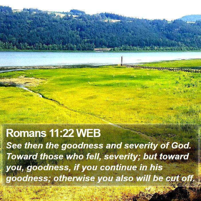 Romans 11:22 WEB Bible Study