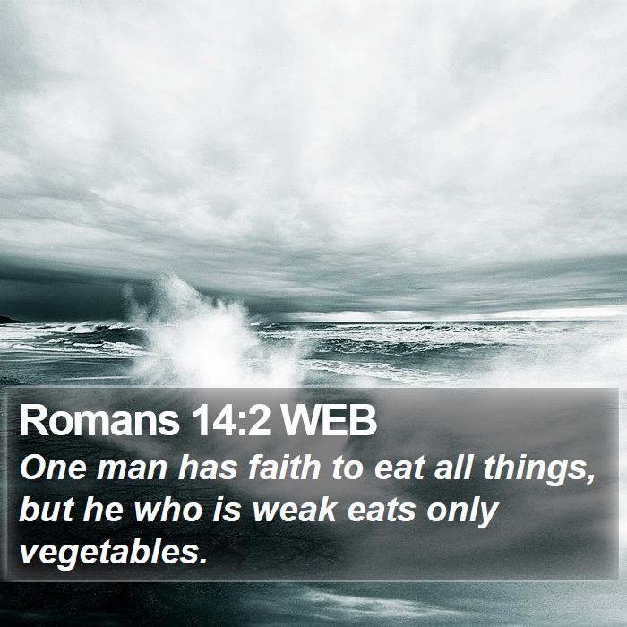 Romans 14:2 WEB Bible Study