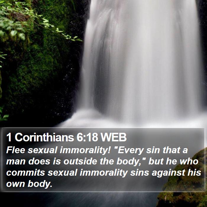 1 Corinthians 6:18 WEB Bible Study