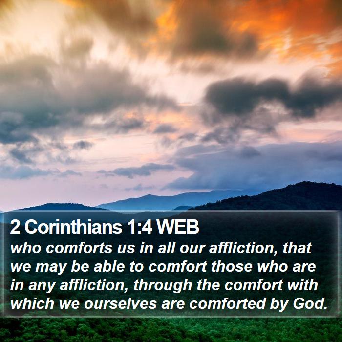 2 Corinthians 1:4 WEB Bible Study