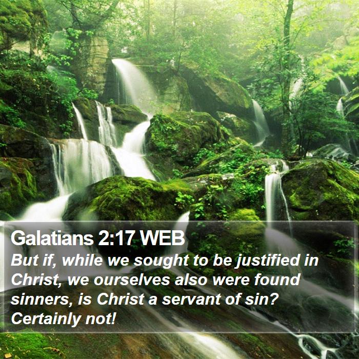 Galatians 2:17 WEB Bible Study