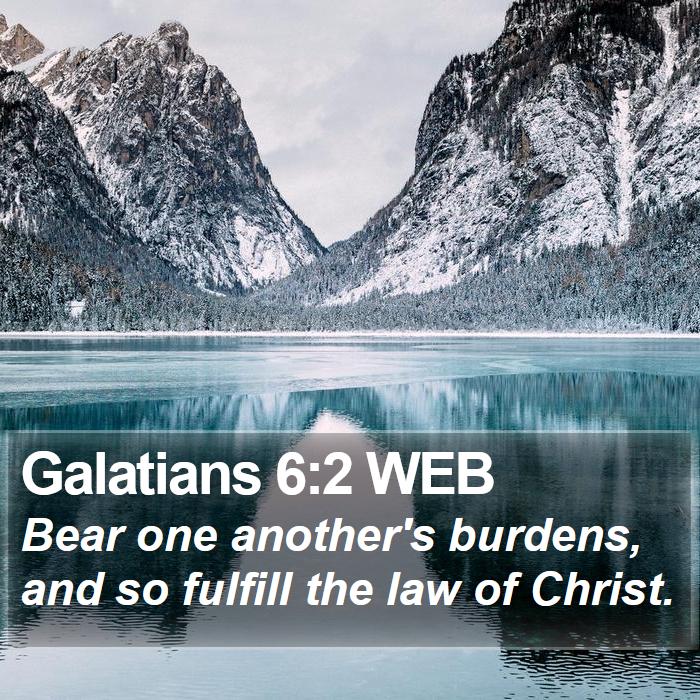 Galatians 6:2 WEB Bible Study