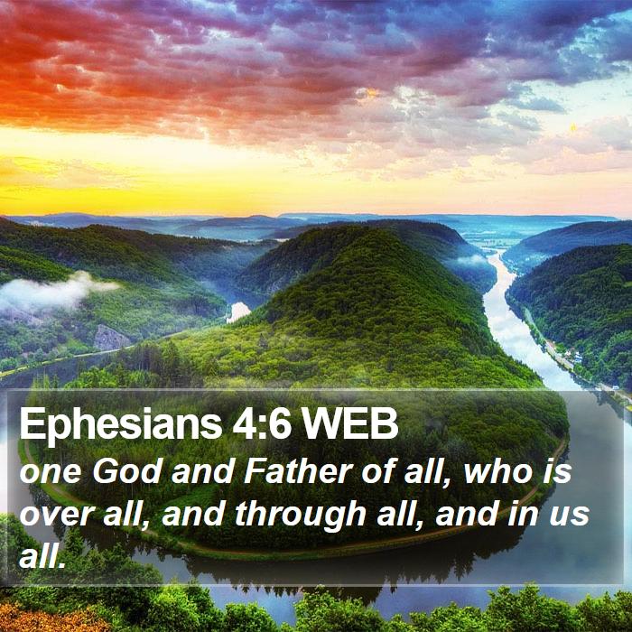 Ephesians 4:6 WEB Bible Study