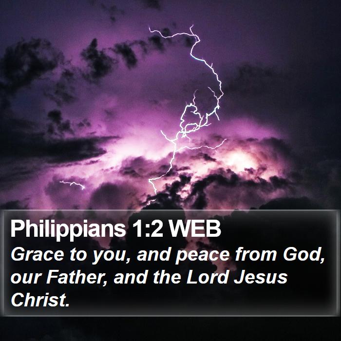 Philippians 1:2 WEB Bible Study