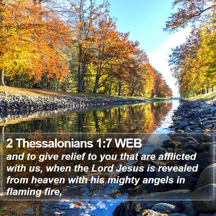 2 Thessalonians 1:7 WEB Bible Study