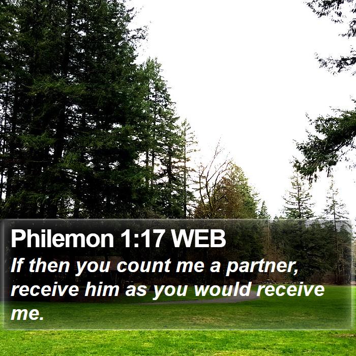 Philemon 1:17 WEB Bible Study