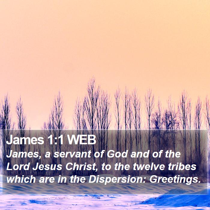 James 1:1 WEB Bible Study