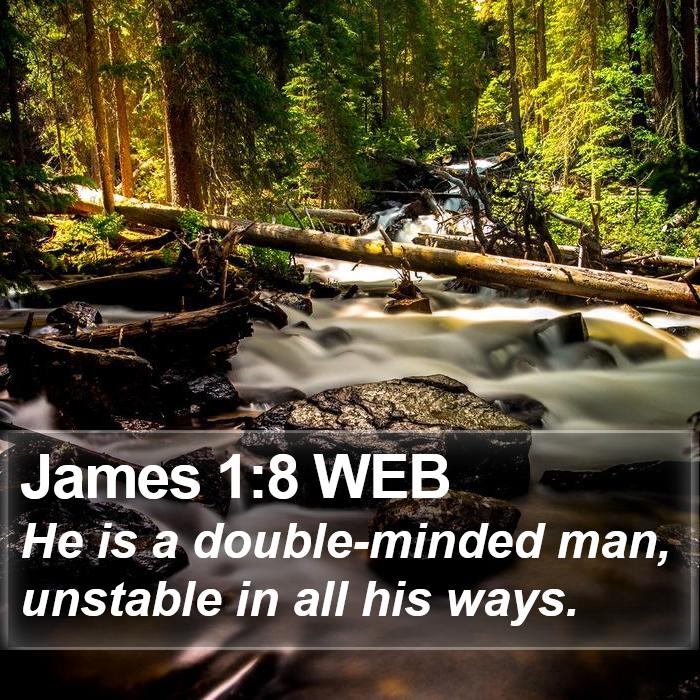 James 1:8 WEB Bible Study