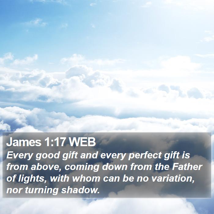 James 1:17 WEB Bible Study