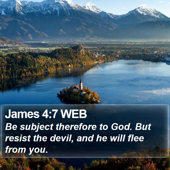 James 4:7 WEB Bible Study