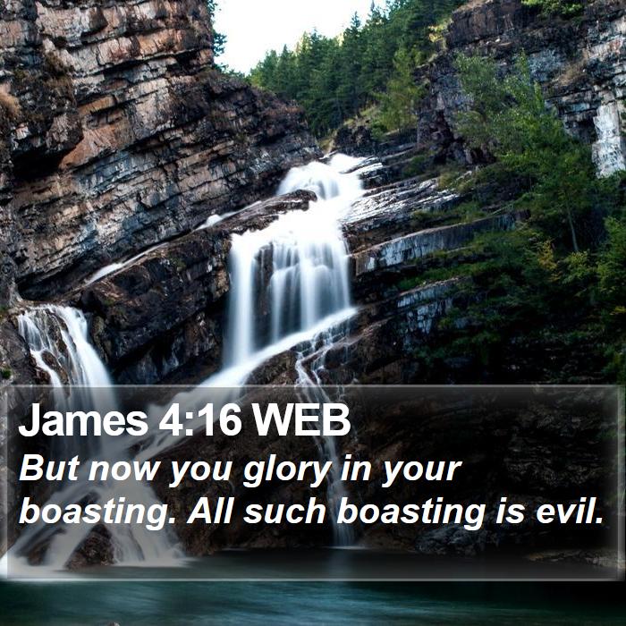 James 4:16 WEB Bible Study