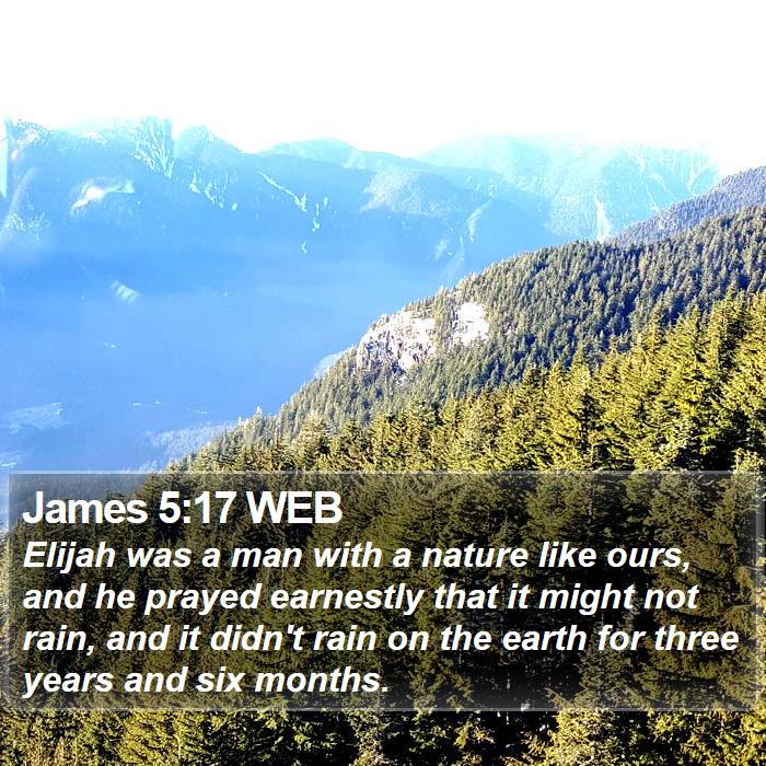 James 5:17 WEB Bible Study