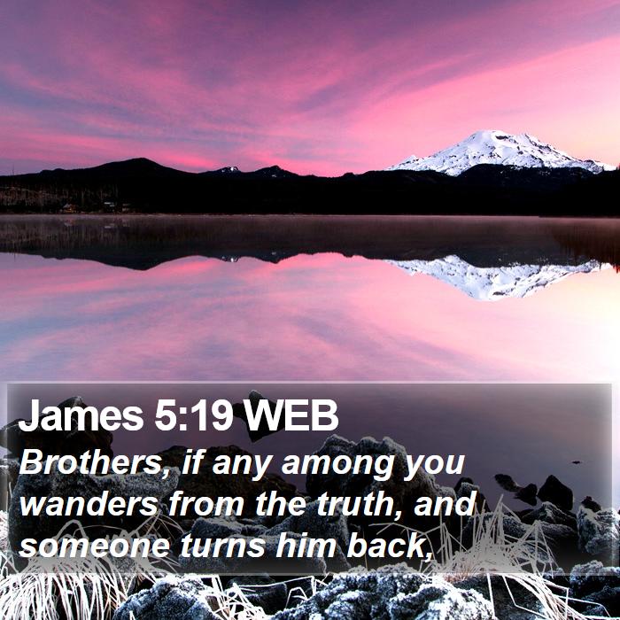 James 5:19 WEB Bible Study