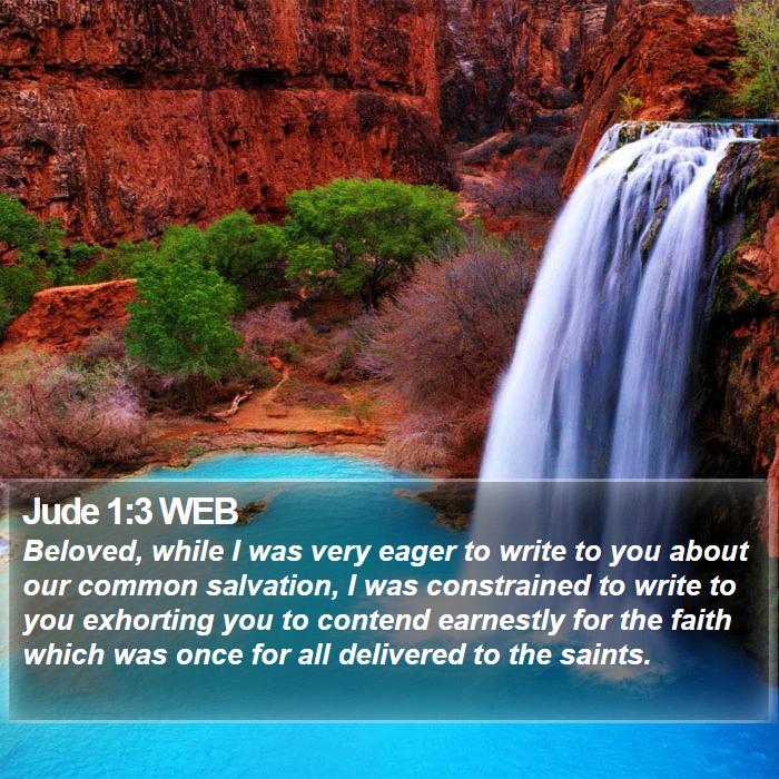 Jude 1:3 WEB Bible Study