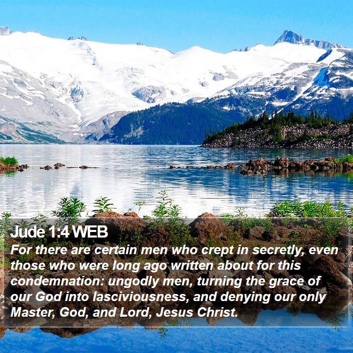 Jude 1:4 WEB Bible Study