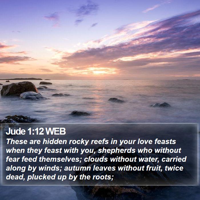 Jude 1:12 WEB Bible Study