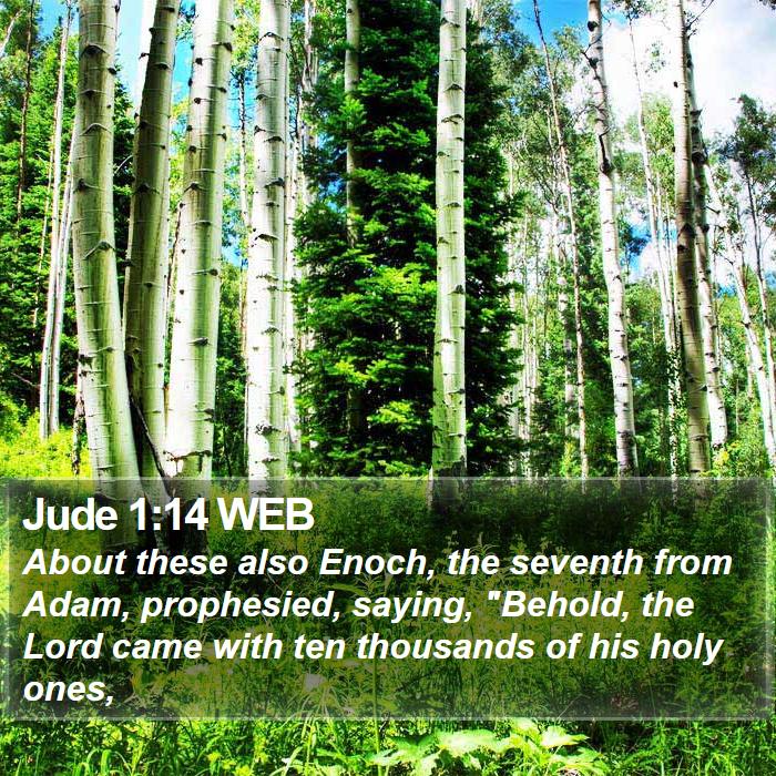 Jude 1:14 WEB Bible Study