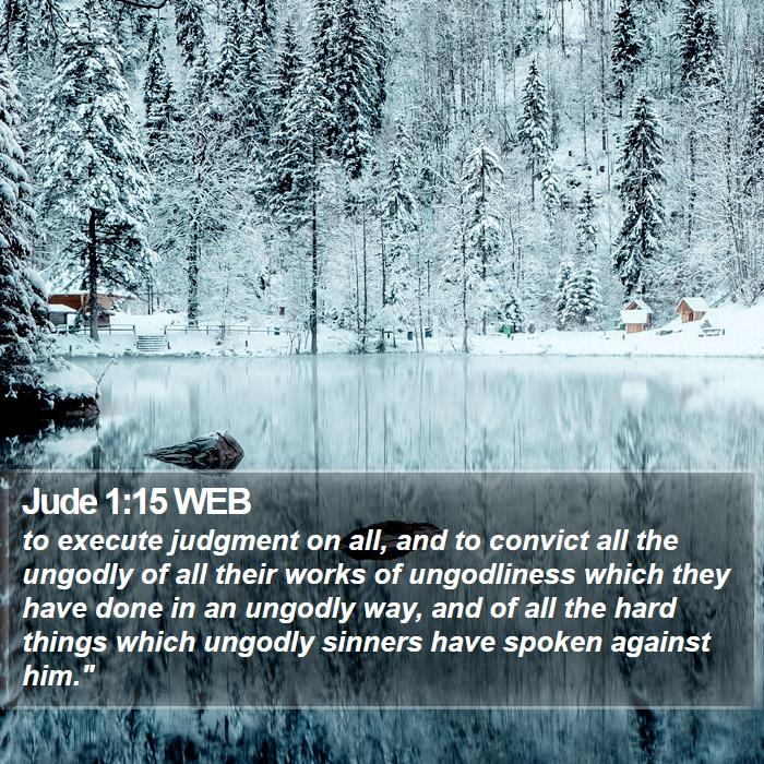 Jude 1:15 WEB Bible Study