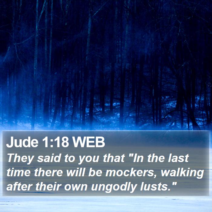 Jude 1:18 WEB Bible Study