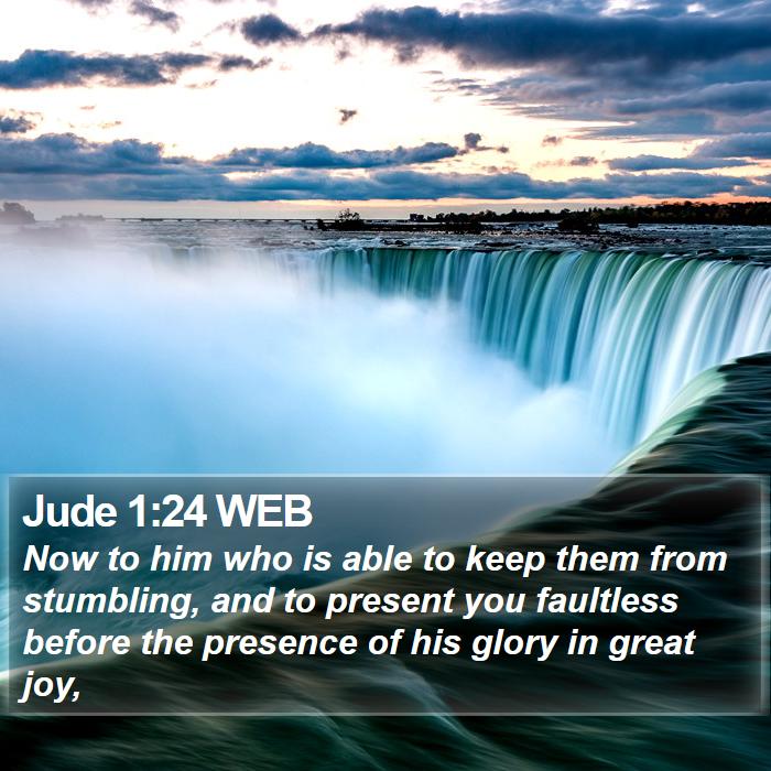 Jude 1:24 WEB Bible Study