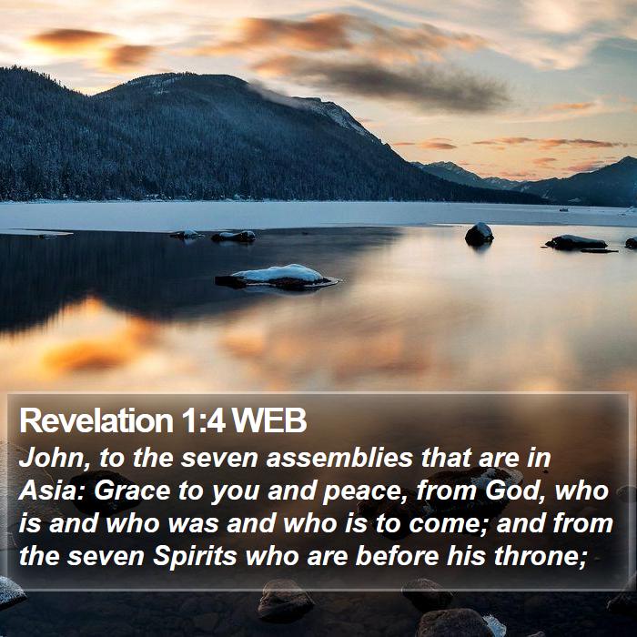 Revelation 1:4 WEB Bible Study