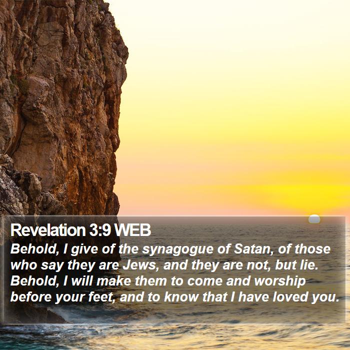 Revelation 3:9 WEB Bible Study