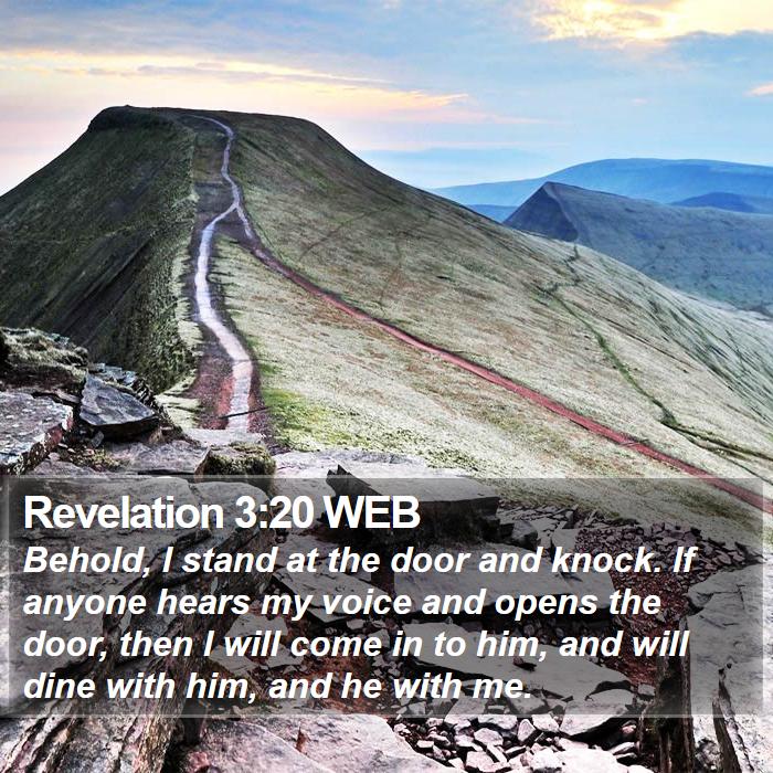 Revelation 3:20 WEB Bible Study