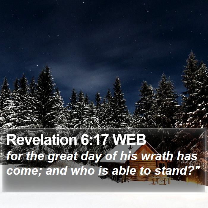 Revelation 6:17 WEB Bible Study