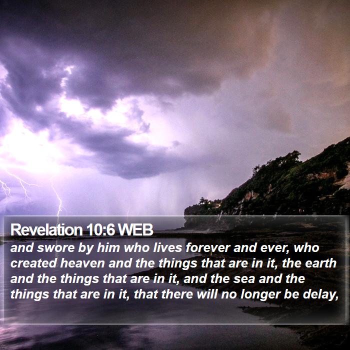 Revelation 10:6 WEB Bible Study