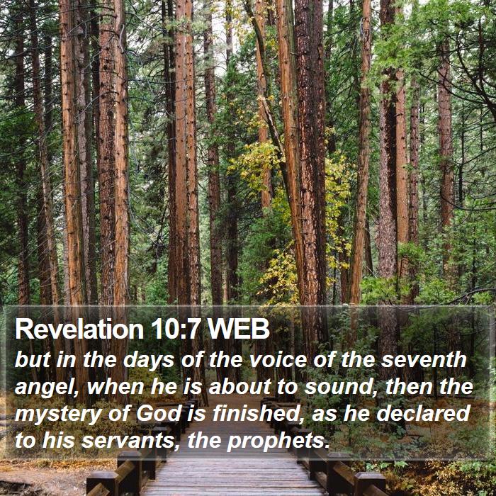 Revelation 10:7 WEB Bible Study