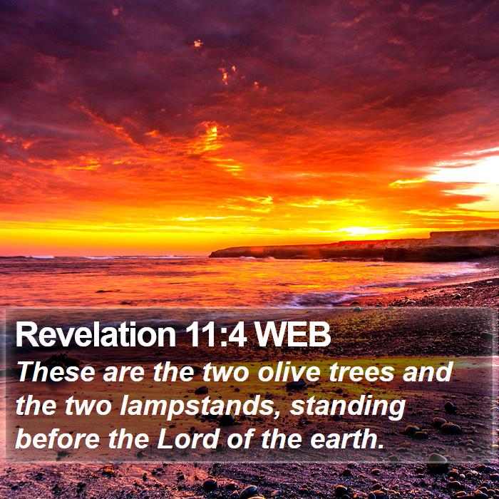 Revelation 11:4 WEB Bible Study