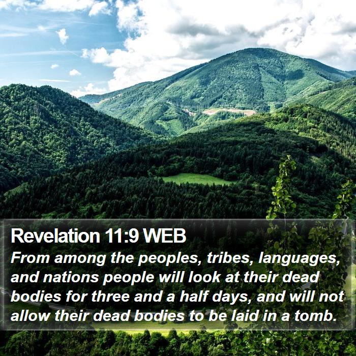 Revelation 11:9 WEB Bible Study