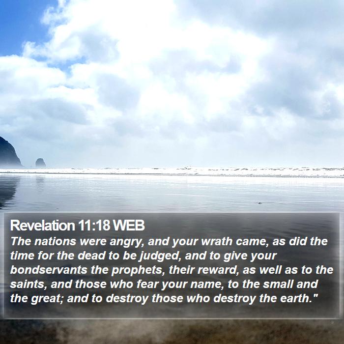 Revelation 11:18 WEB Bible Study