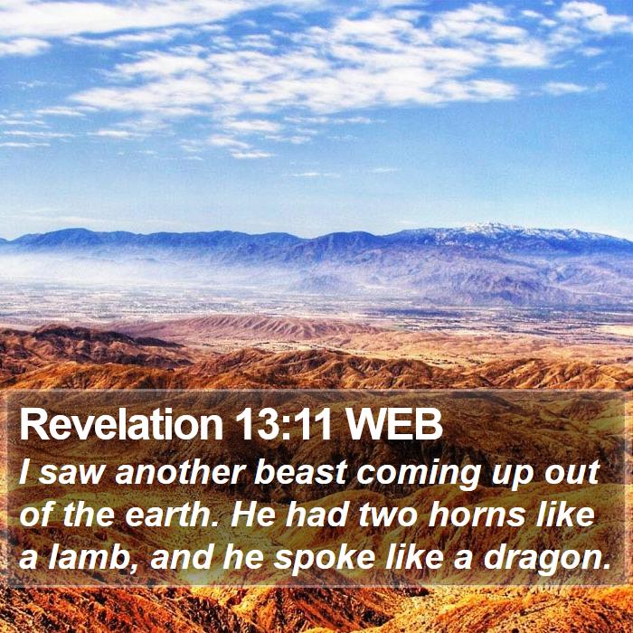 Revelation 13:11 WEB Bible Study