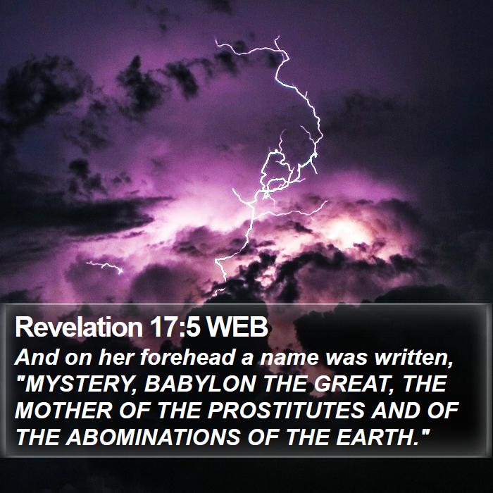 Revelation 17:5 WEB Bible Study