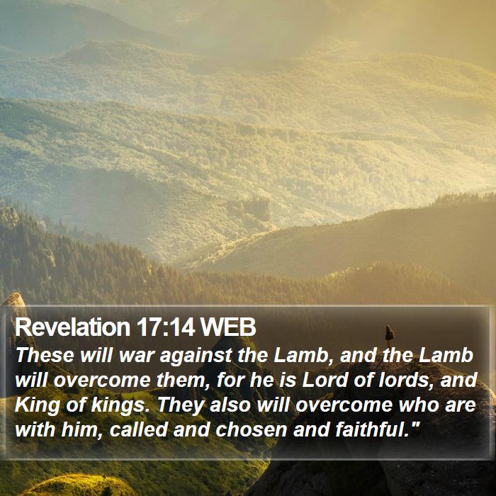 Revelation 17:14 WEB Bible Study