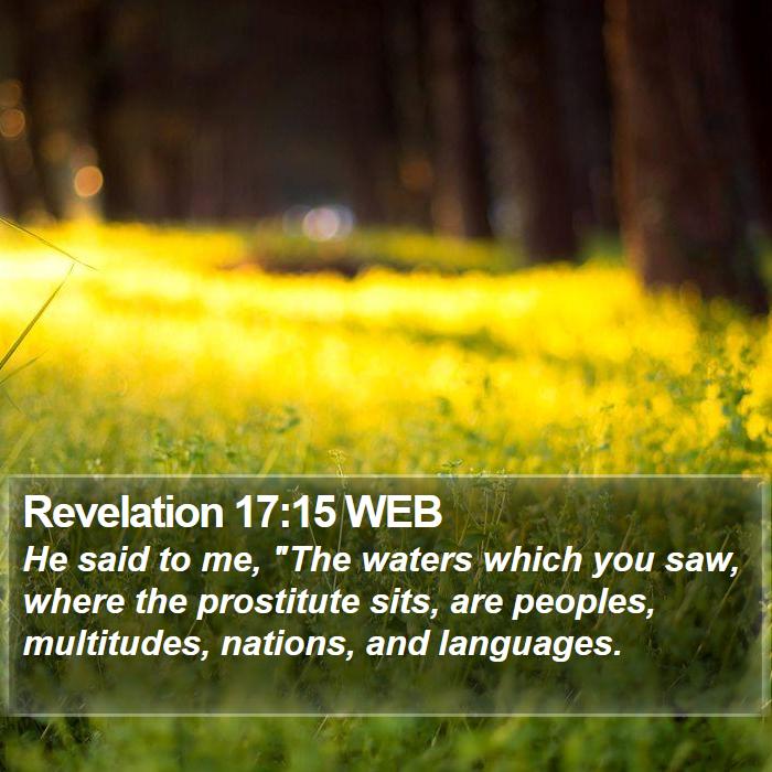 Revelation 17:15 WEB Bible Study