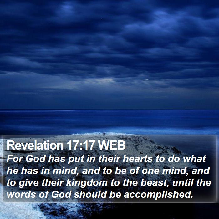 Revelation 17:17 WEB Bible Study